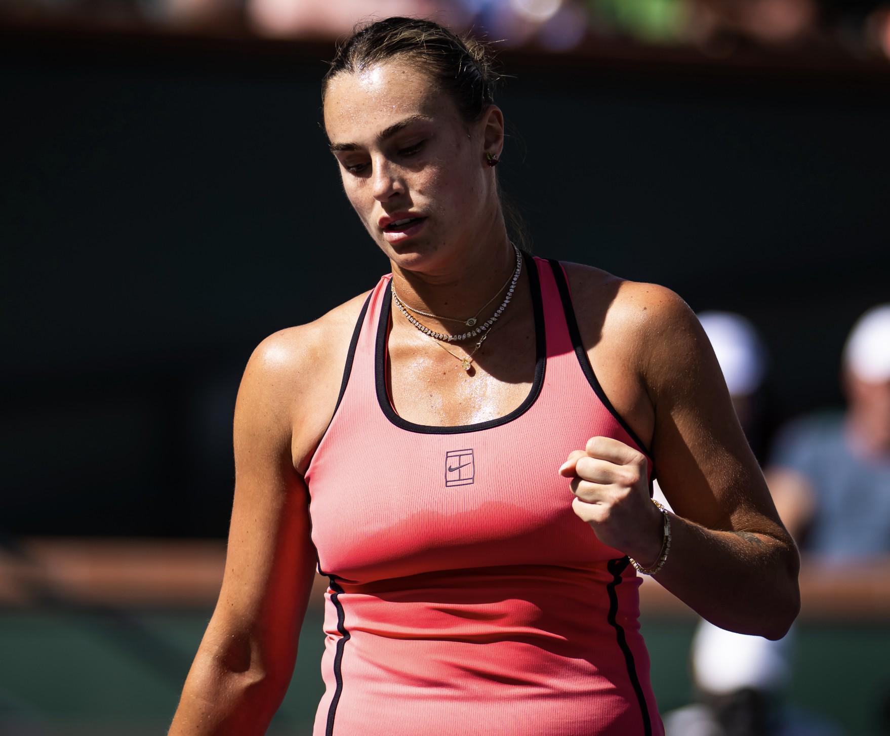 萨巴伦卡挽救赛点逆转莱巴金娜，夺得印第安维尔斯站冠军